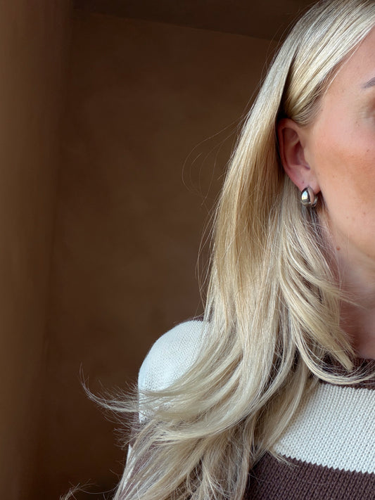 Silver Teardrop Earrings