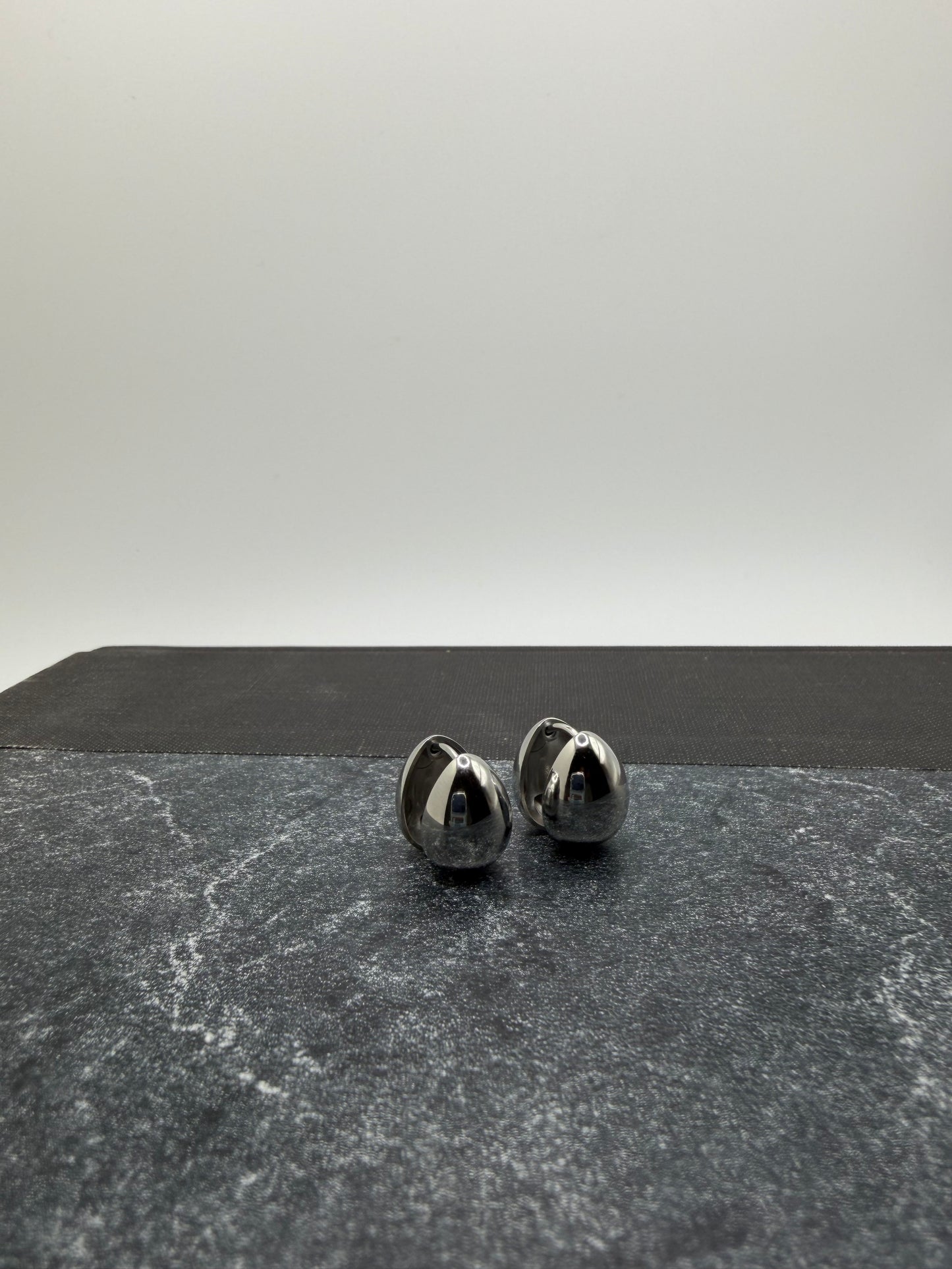 Silver Teardrop Earrings