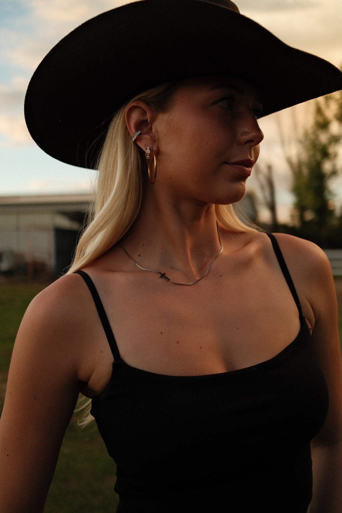Silver Cross Necklace