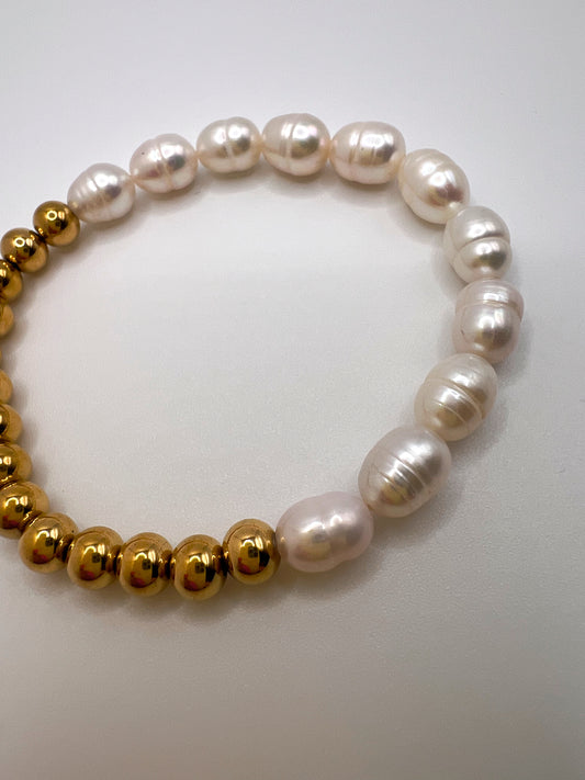 Beaded Pearl Bracelet