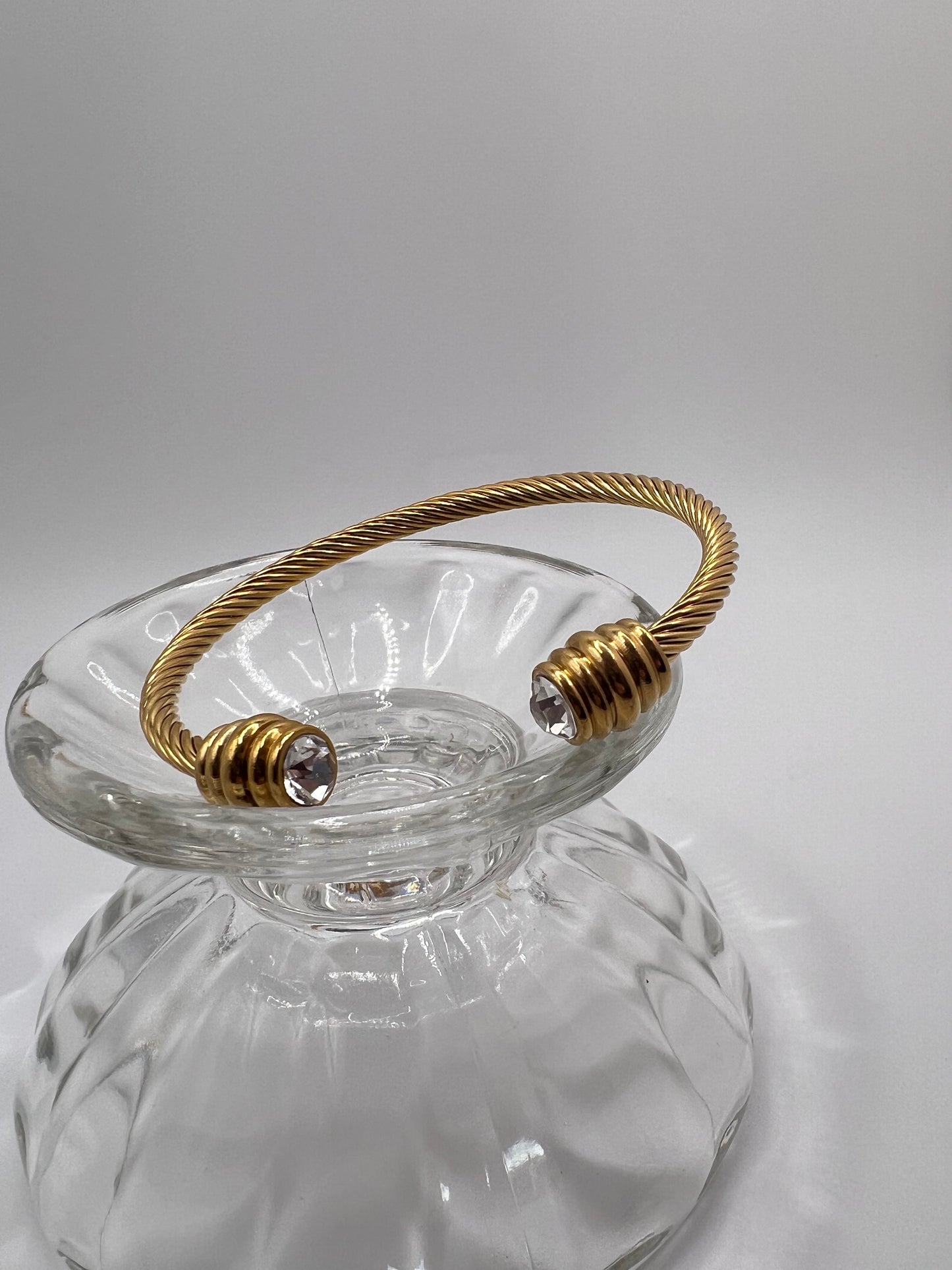 Gold Twisted Cuff
