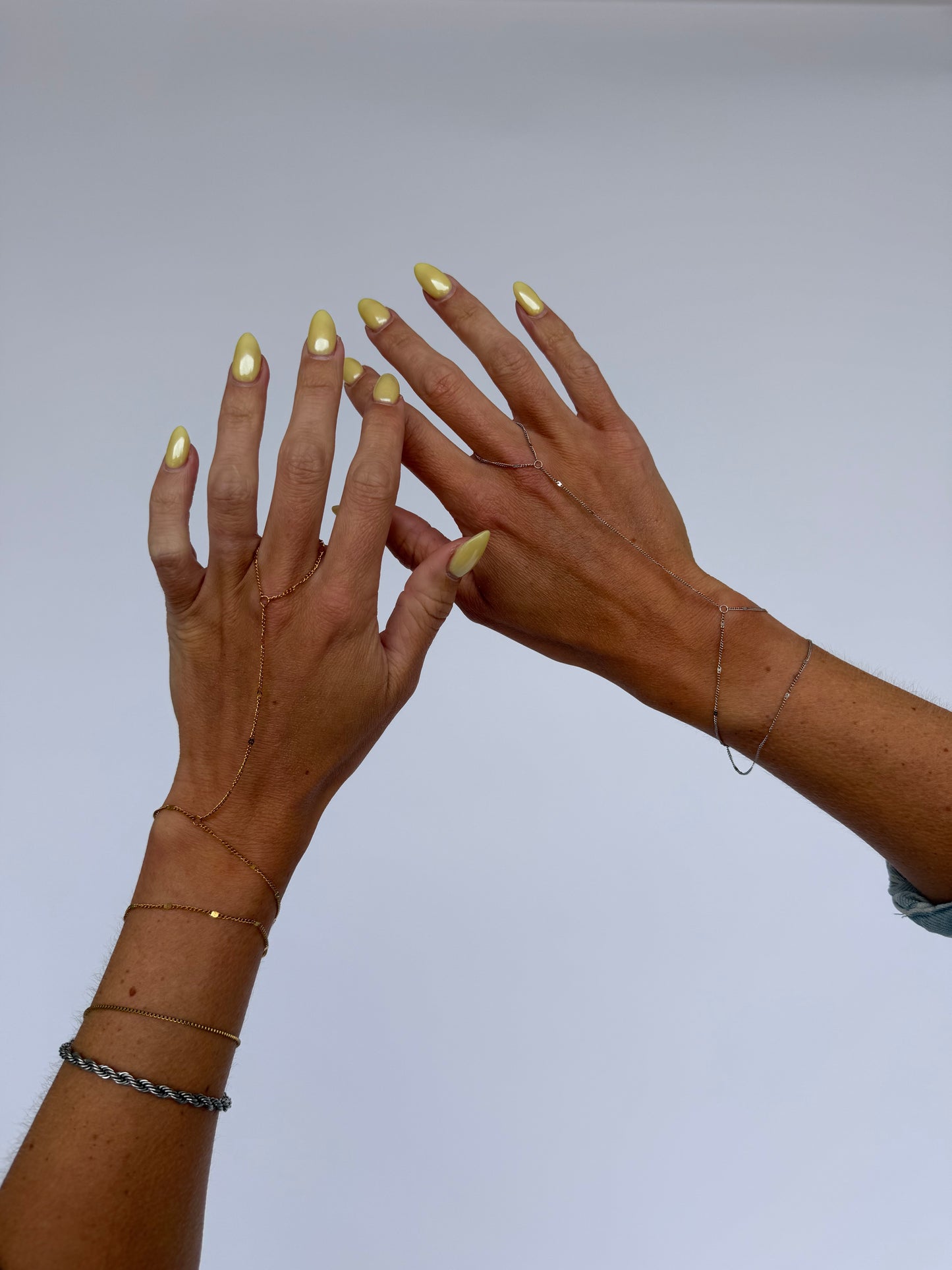 Double Layered Hand Chain