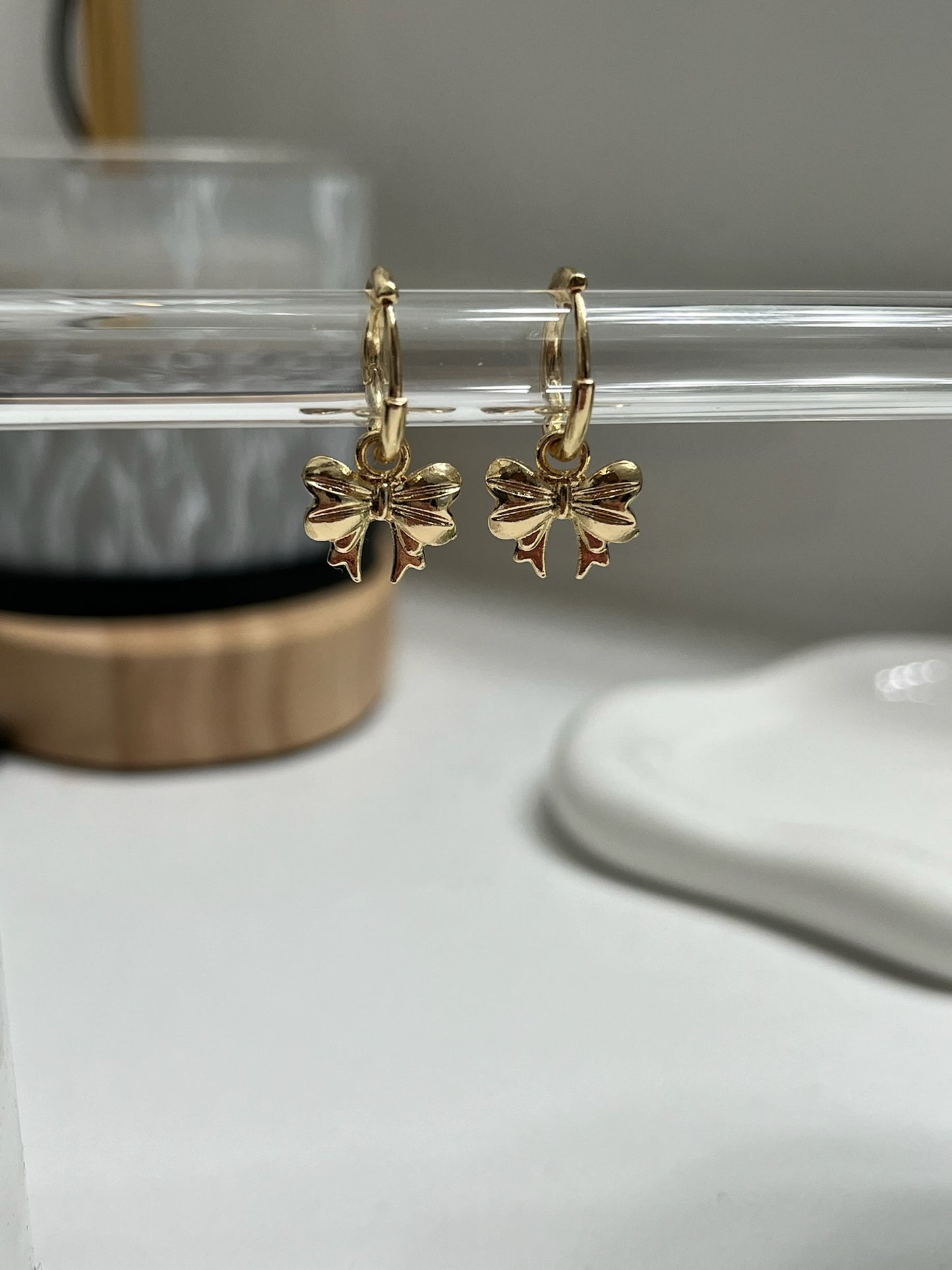 Bow Drop Earrings