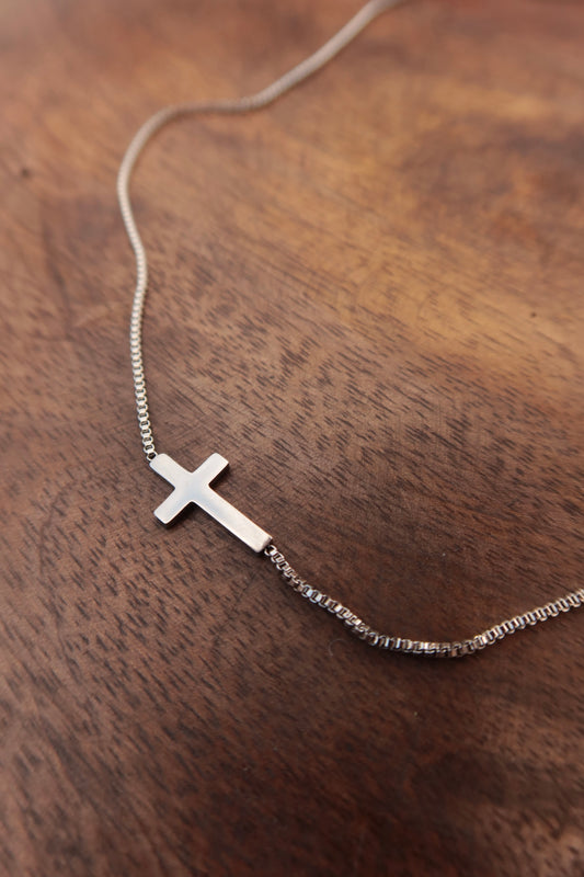 Silver Cross Necklace