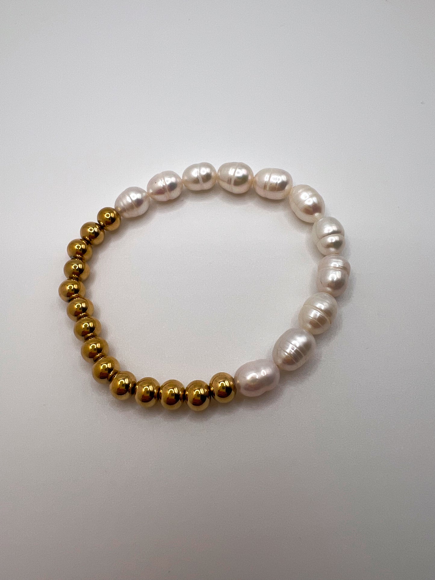 Beaded Pearl Bracelet