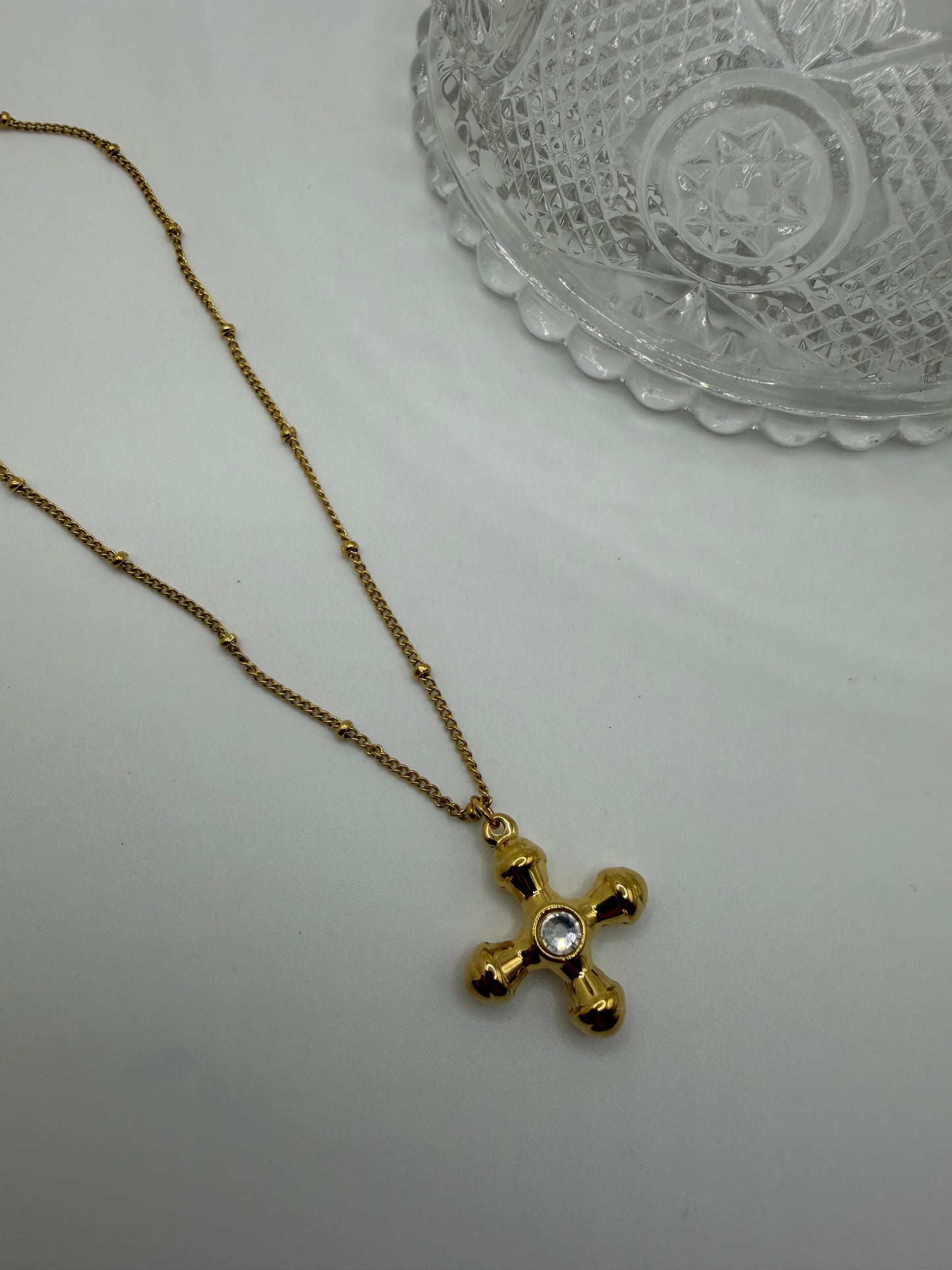 Evelyn Cross Necklace