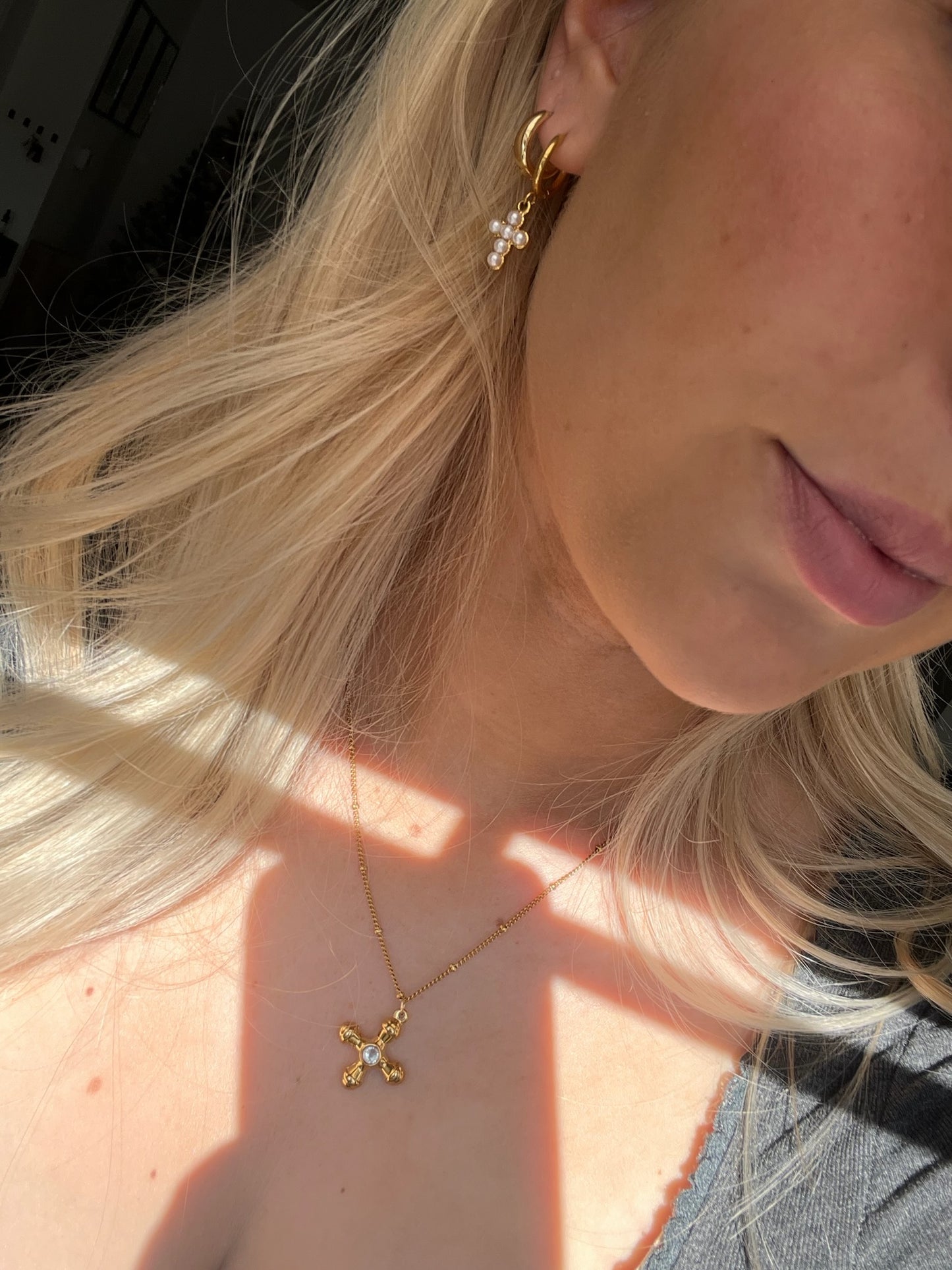 Evelyn Cross Necklace