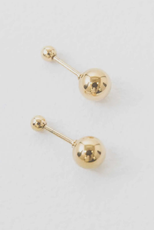 BALL STUD EARRINGS