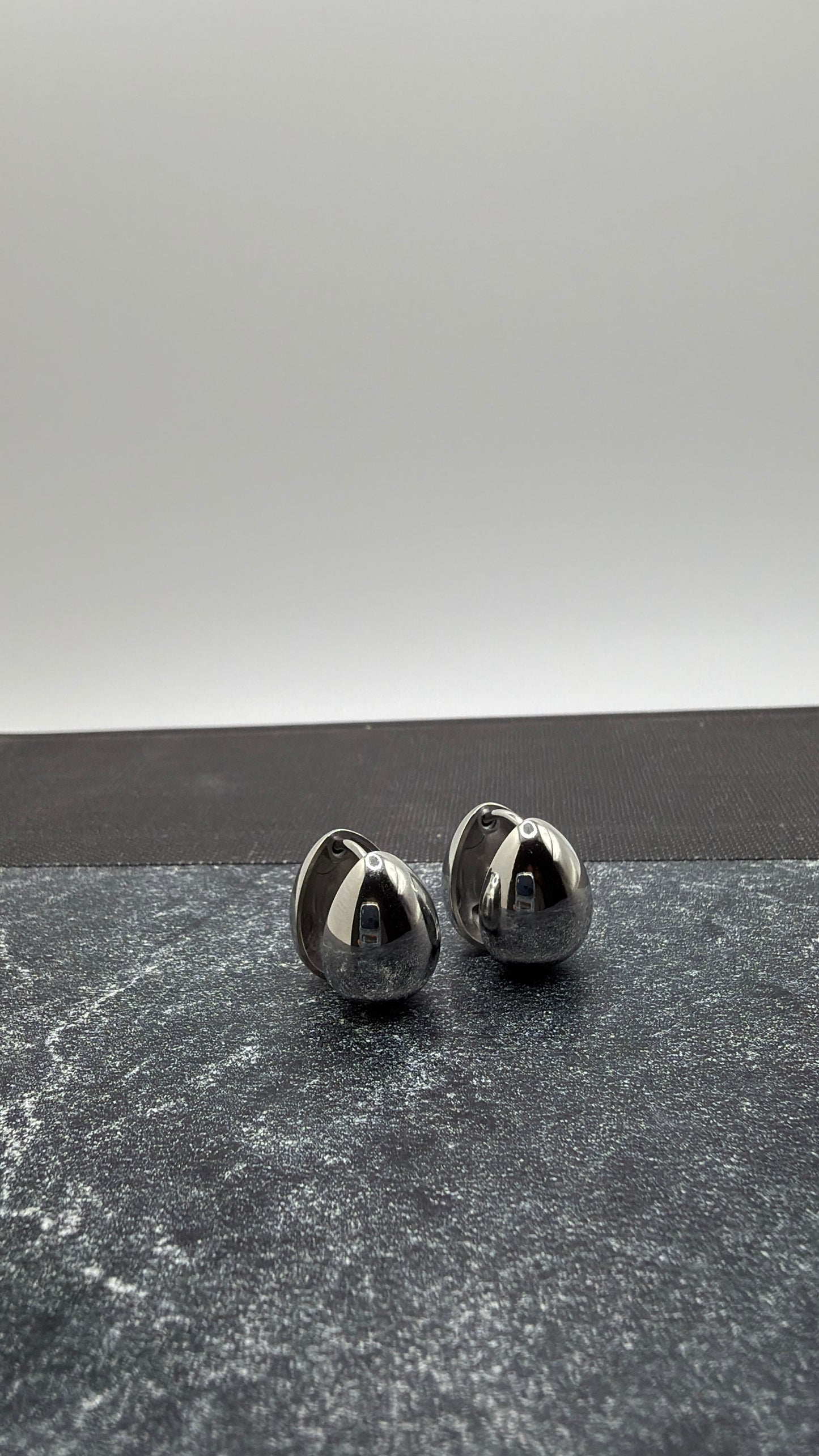 Silver Teardrop Earrings