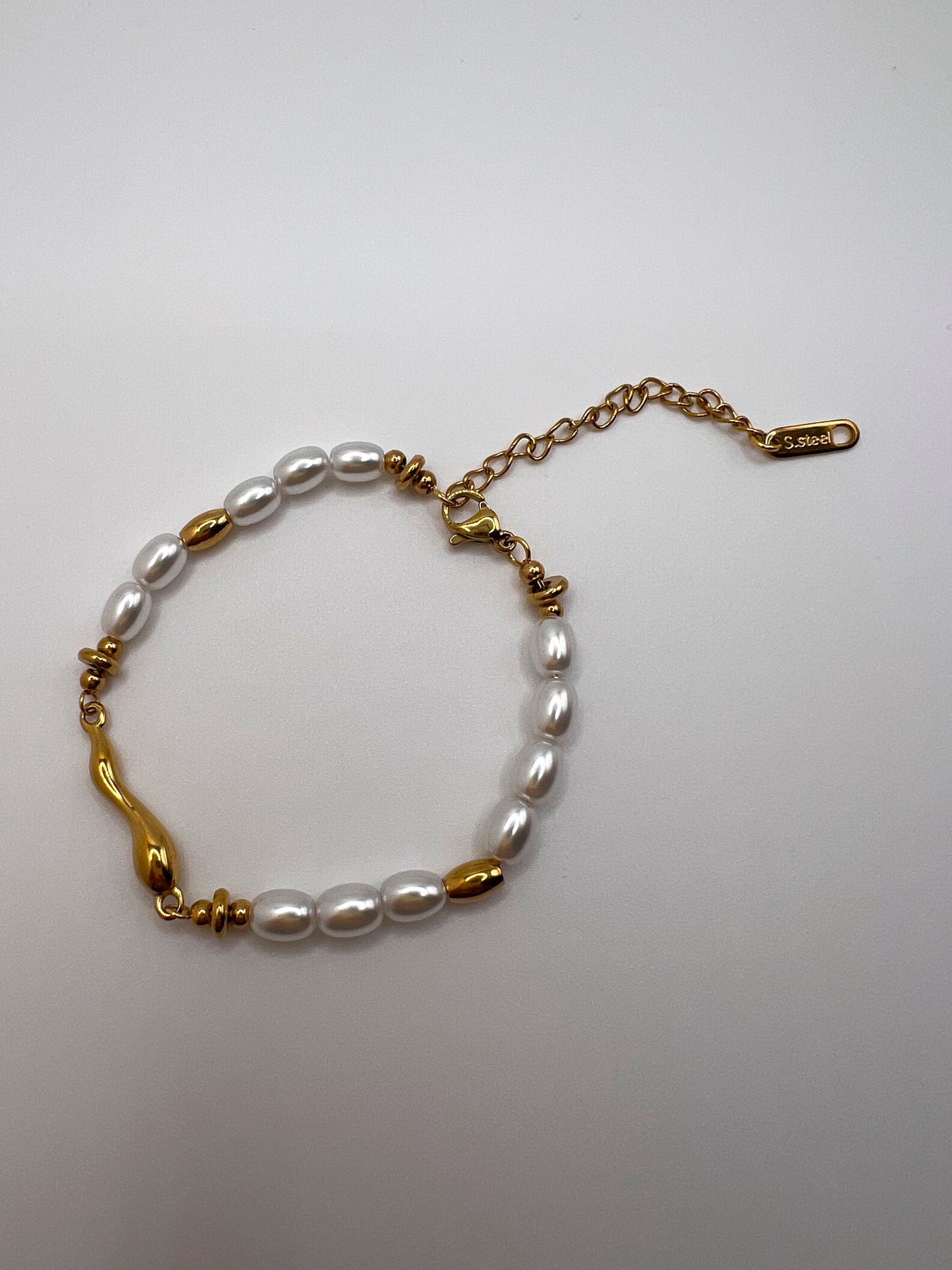 Golden Pearl Bracelet