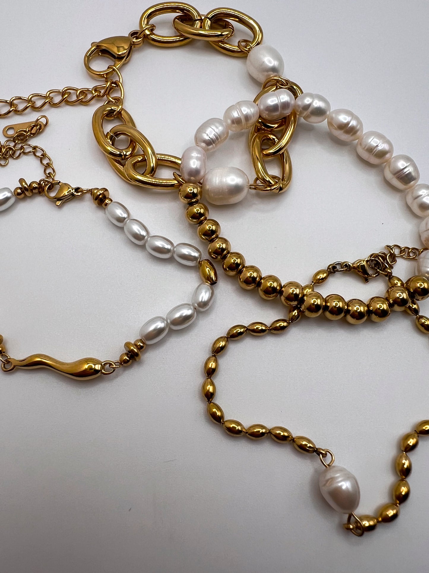 Beaded Pearl Bracelet